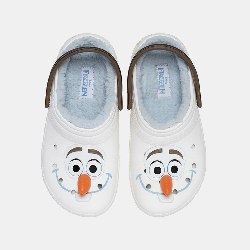 Crocs Classic Lined Frozen Olaf Βρεφικά Σανδάλια
