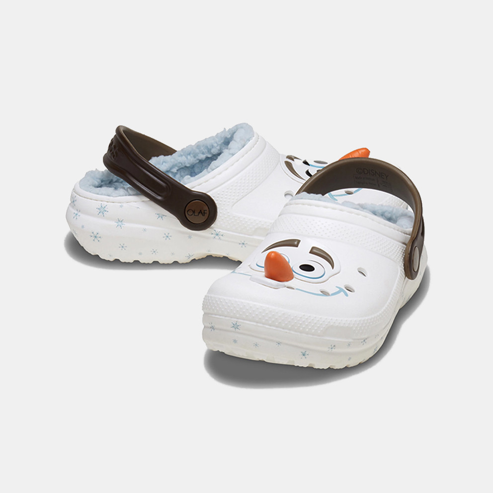 Crocs Classic Lined Frozen Olaf Βρεφικά Σανδάλια