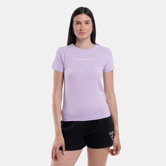 Guess Gj Ss Cn Slim Logo Print Tee Μπλουζα Γυναικε