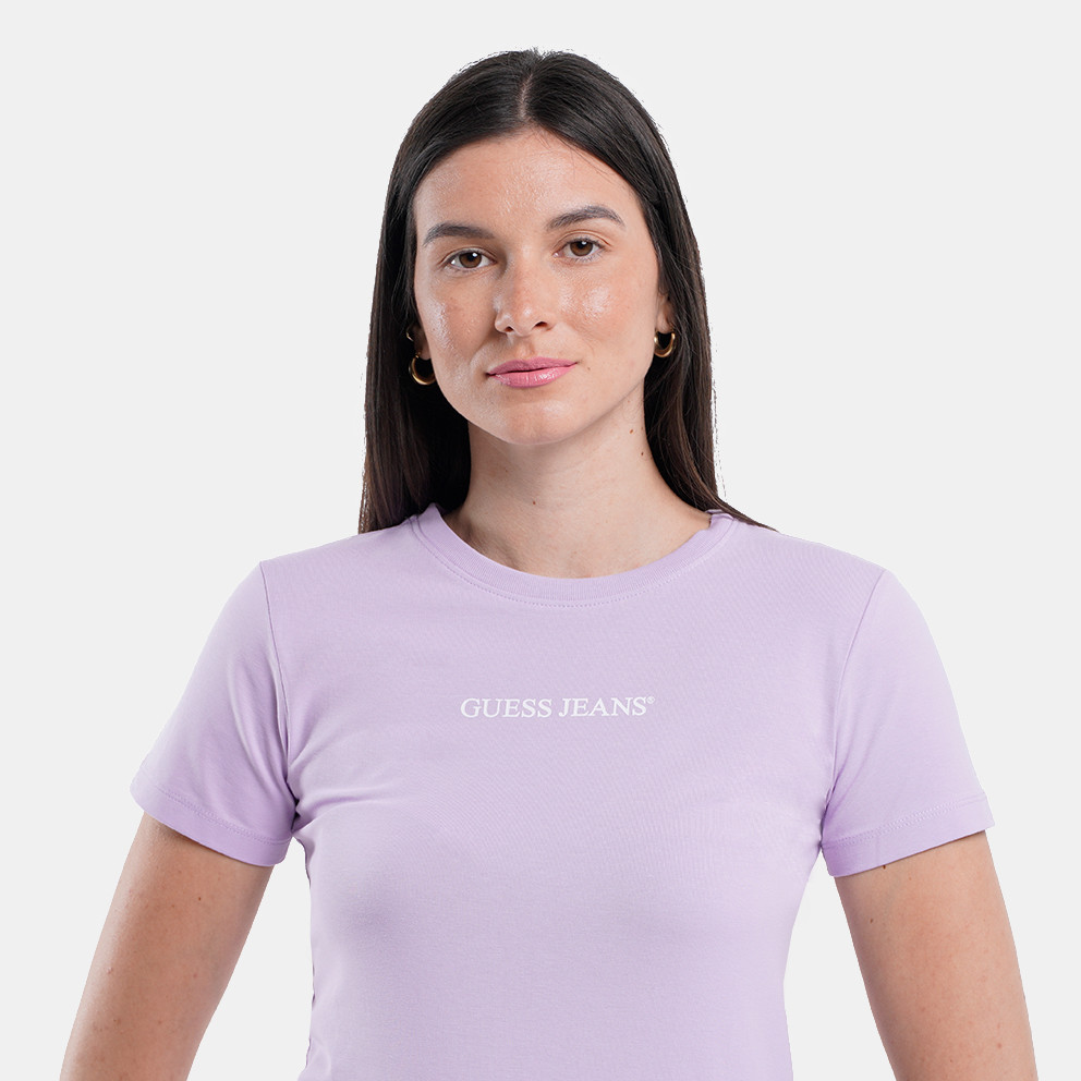 Guess Slim Logo Print Γυναικείο T-Shirt