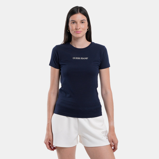 Guess Gj Ss Cn Slim Logo Print Tee Μπλουζα Γυναικε