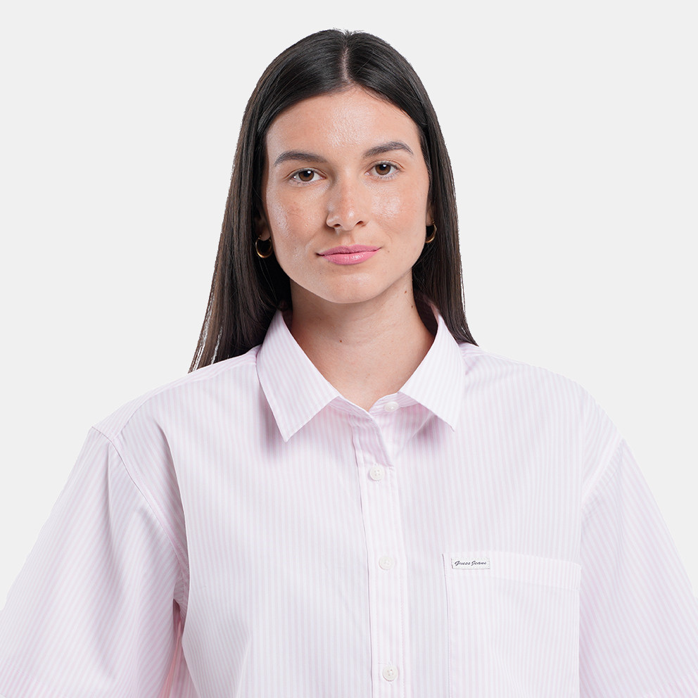 Guess Gj Ss Camp Collar Bo - Organic Yd Light Cott