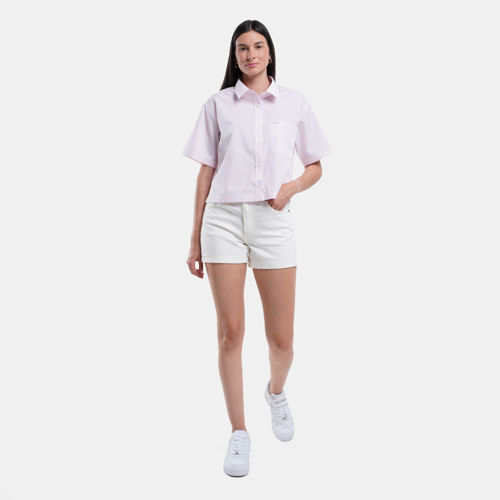 Guess Gj Ss Camp Collar Bo - Organic Yd Light Cott
