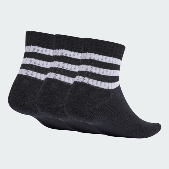 adidas 3-Stripes Cushioned Sportswear Mid-Cut Socks 3 Pai