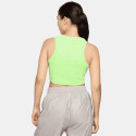 Nike Sportswear Essential Rib Cropped Γυναικεία Αμάνικη Μπλούζα