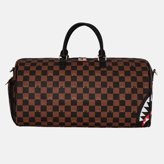 Sprayground Peeking Character Check Large Duffle