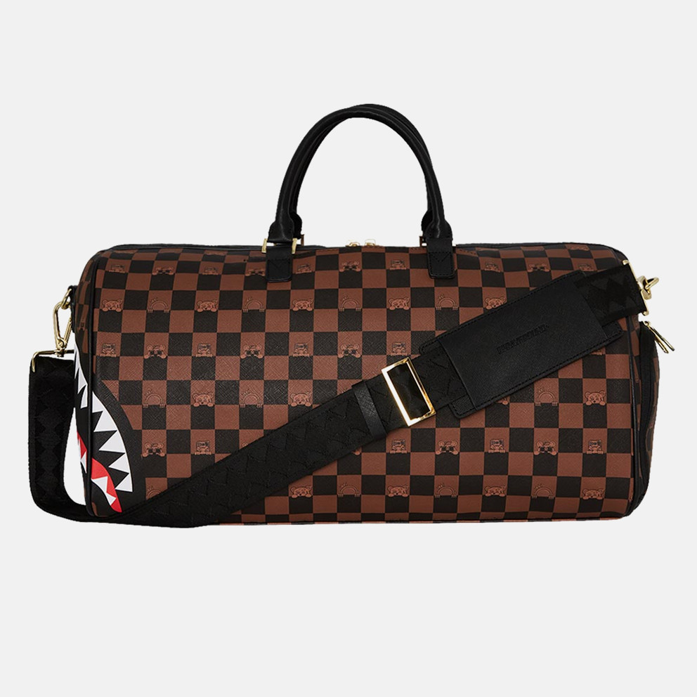 Sprayground Peeking Character Check Large Duffle