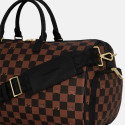 Sprayground Peeking Character Check Large Duffle