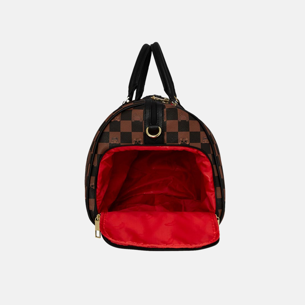 Sprayground Peeking Character Check Large Duffle