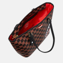 Sprayground Peeking Character Check Tote