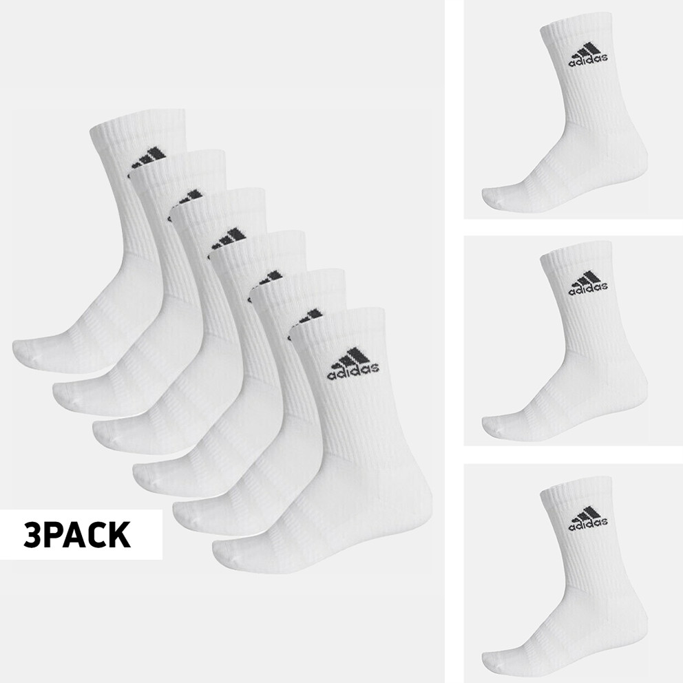 adidas 6Pk Bos Cush Crw White