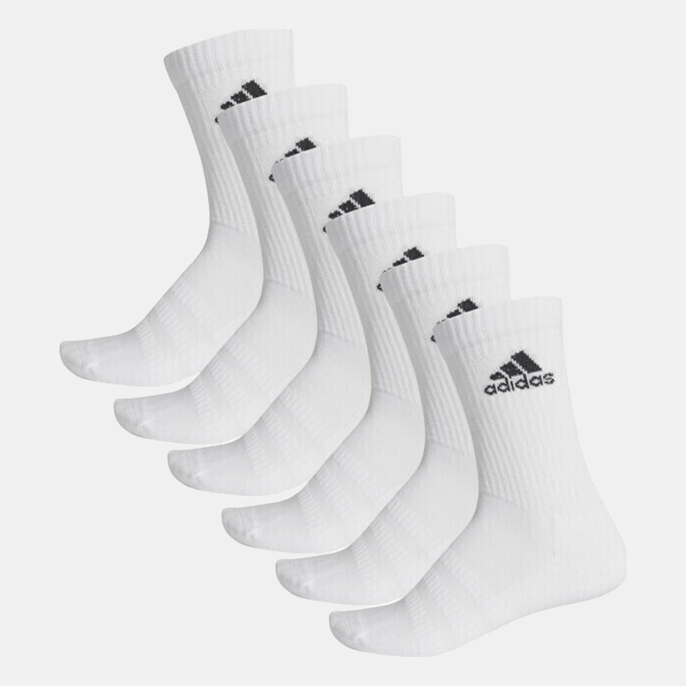adidas 6Pk Bos Cush Crw White