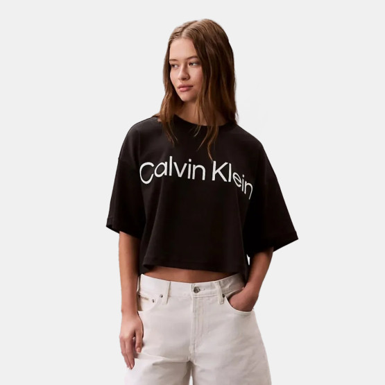 Calvin Klein A-Ss Boxy Logo Graphic Tee