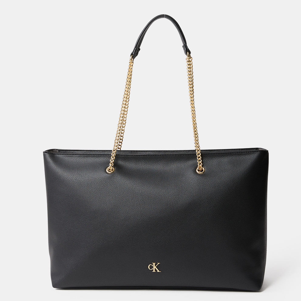Calvin Klein Minimal Monogram Chain Tote