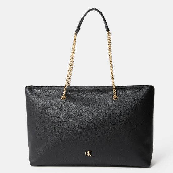 Calvin Klein Minimal Monogram Chain Tote