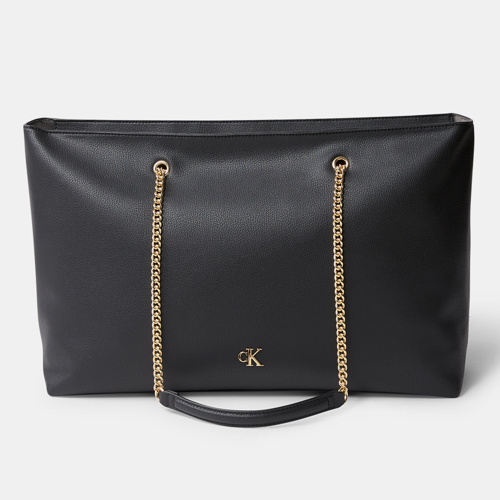 Calvin Klein Minimal Monogram Chain Tote