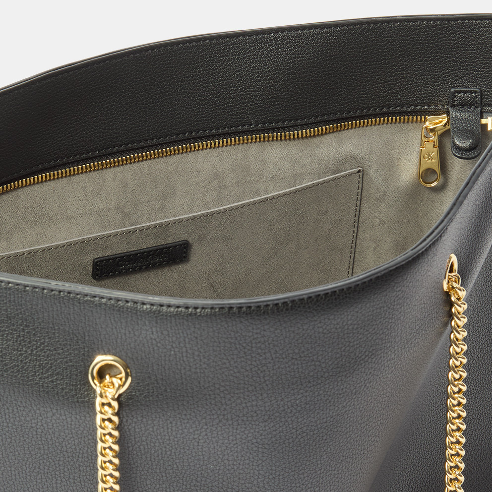 Calvin Klein Minimal Monogram Chain Tote
