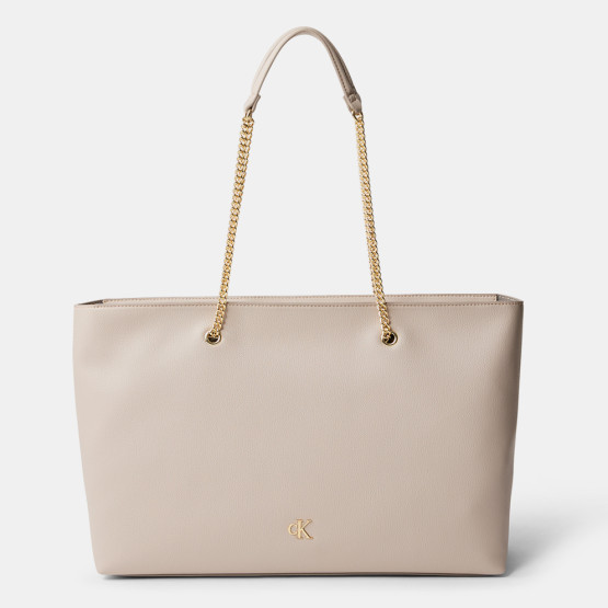 Calvin Klein Minimal Monogram Chain Tote