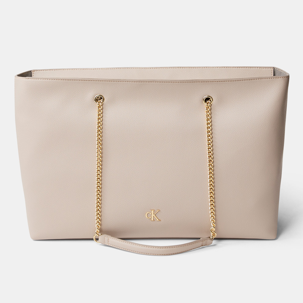 Calvin Klein Minimal Monogram Chain Tote