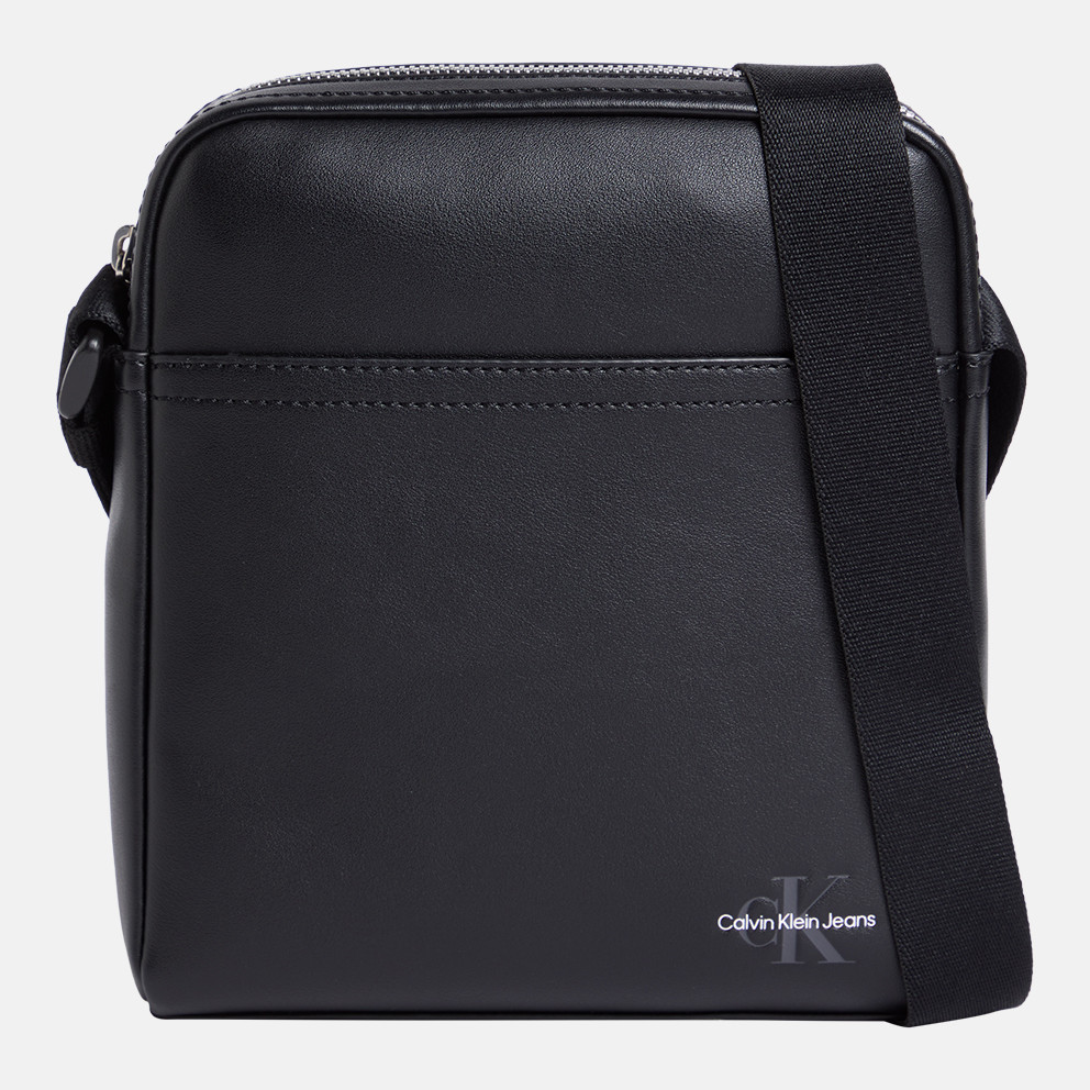 Calvin Klein Mono Logo Reporter Crossbody Bag