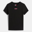 Tommy Jeans Tjw Slim Script Label Ss Tee Ext