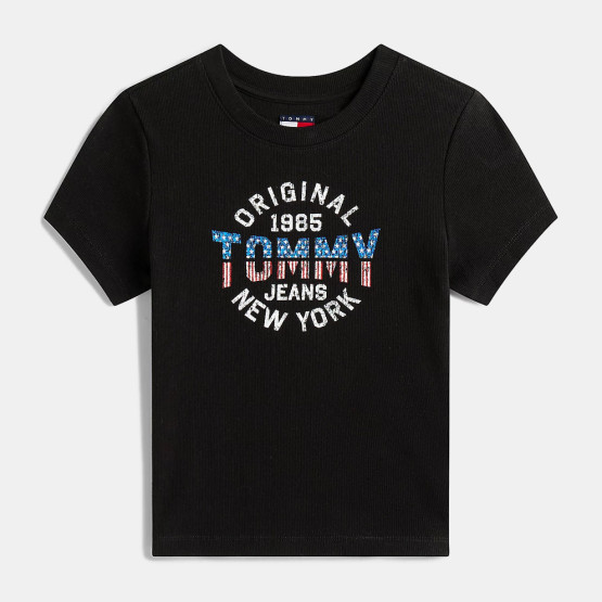 Tommy Jeans Tjw Slim Sh Tommy Ny Rib Tee