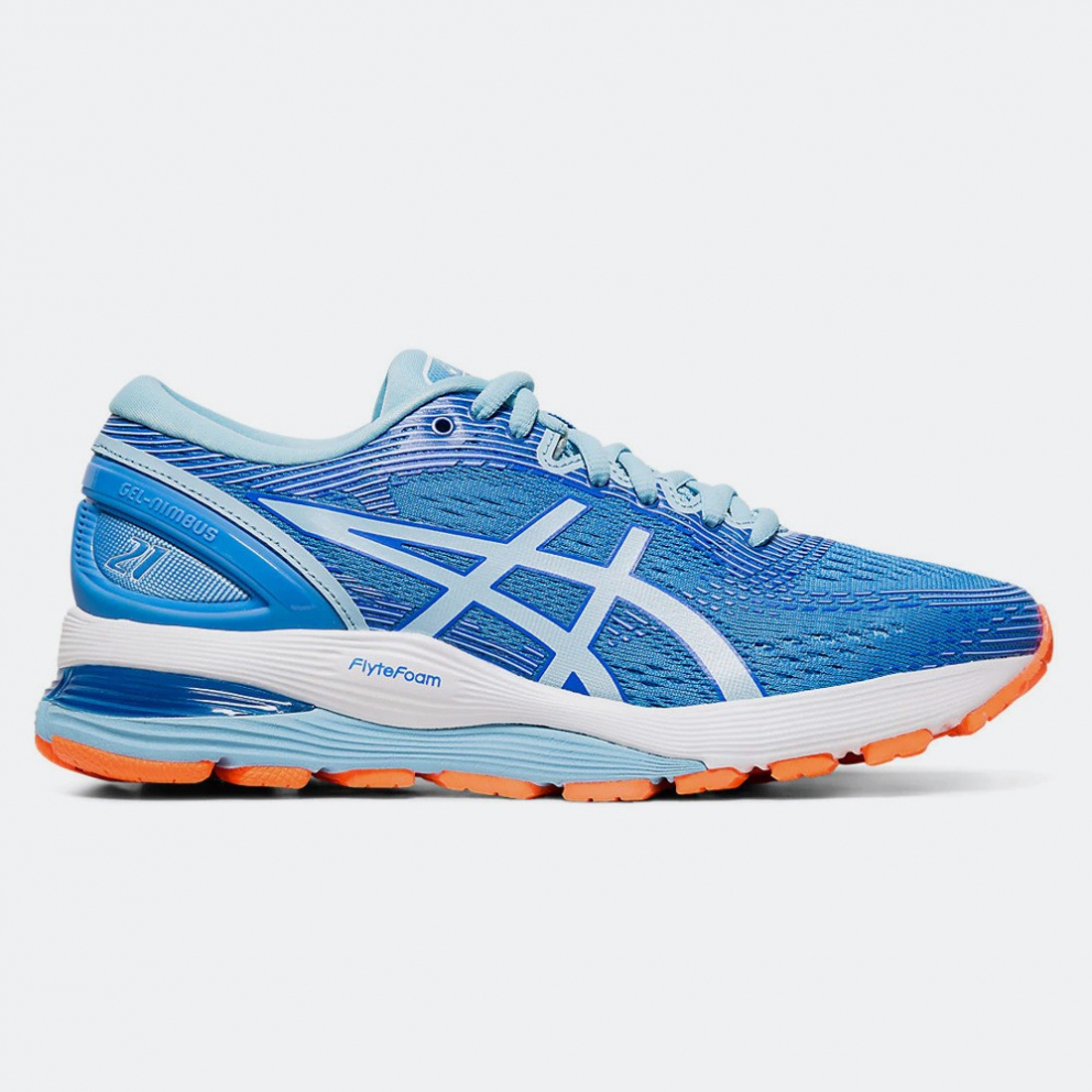 asics gel nimbus 21 white pink