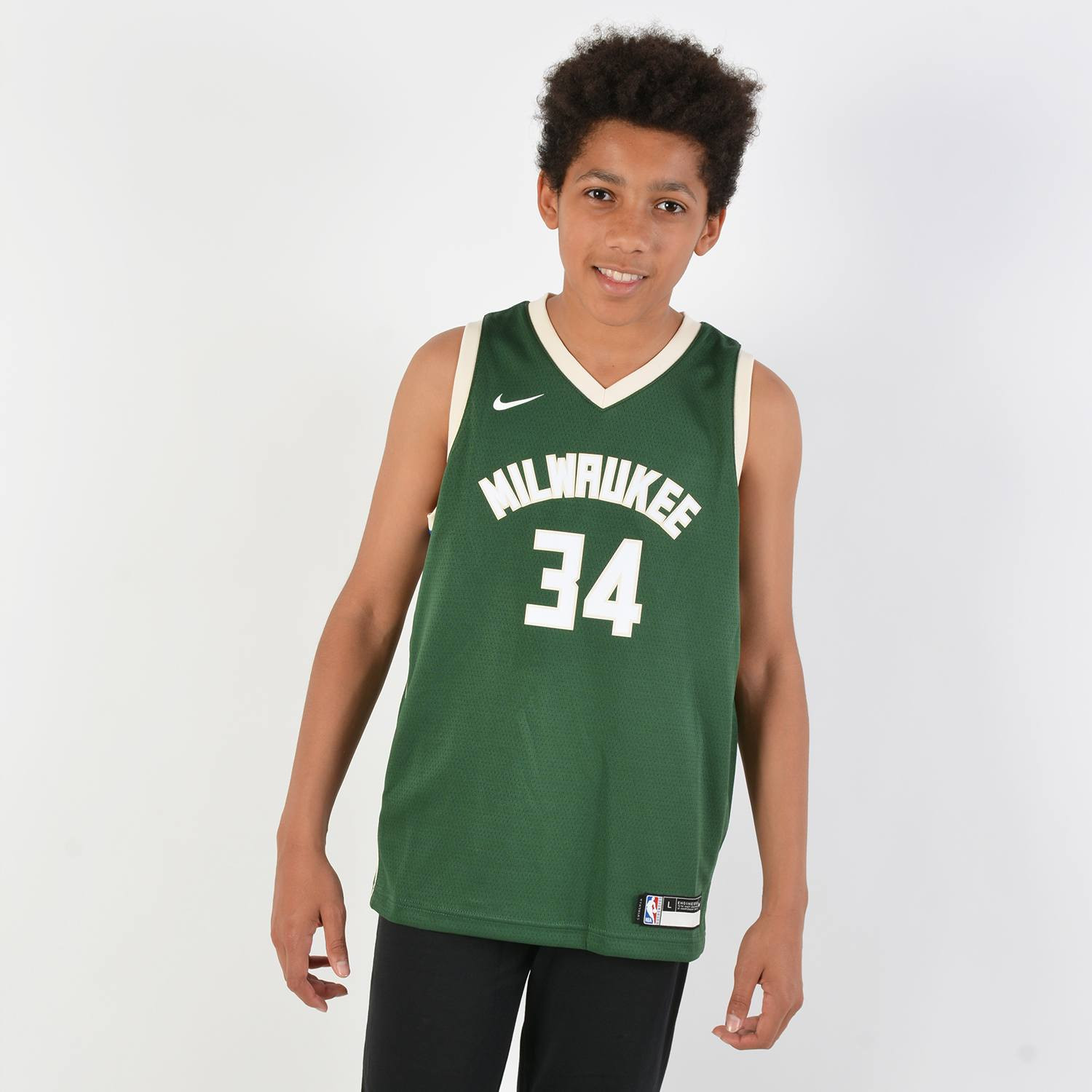 Giannis Antetokounmpo Milwaukee Bucks Nike Swingman Jersey Green - Icon  Edition