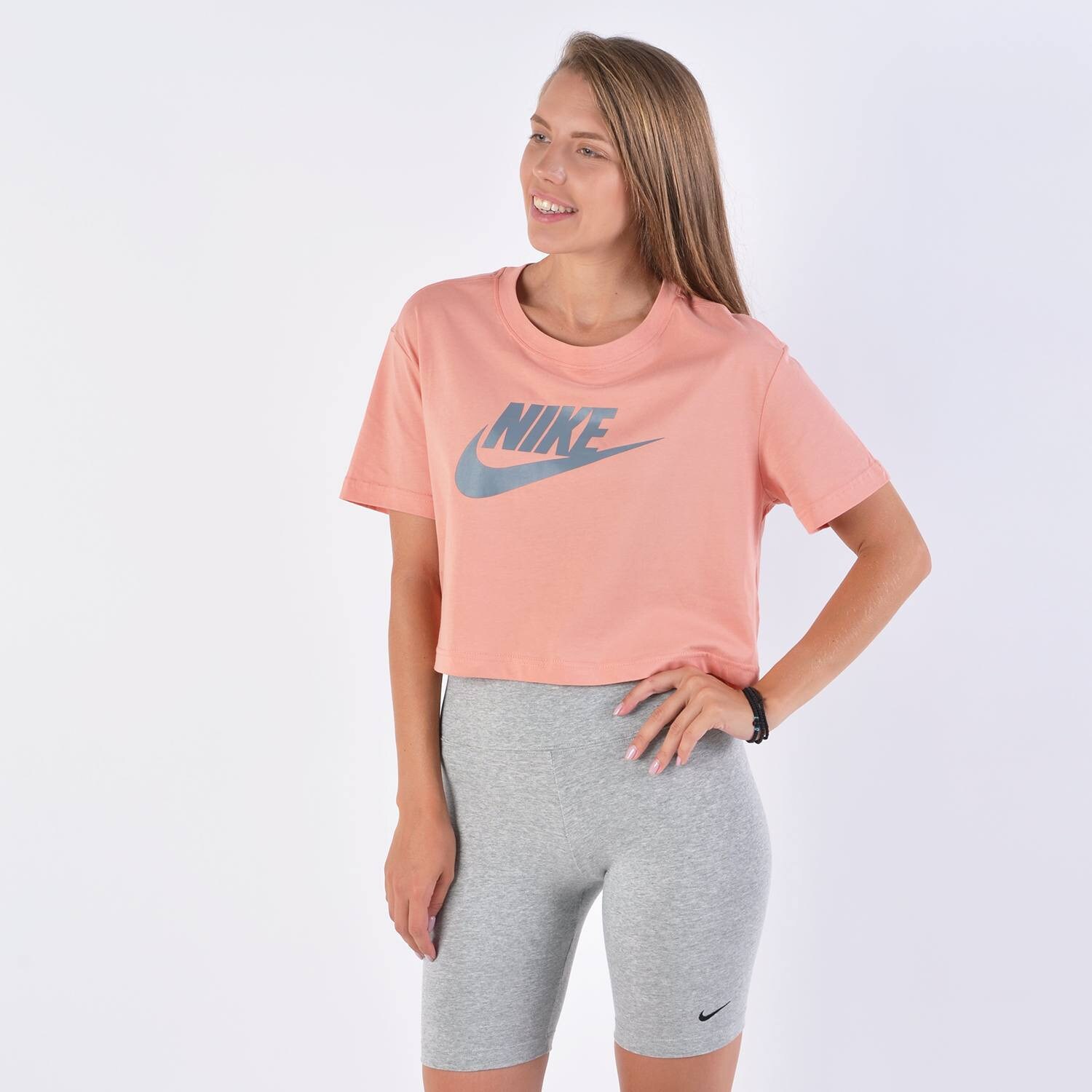 nike pink quartz shorts